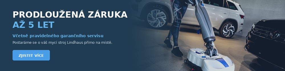 Prodloužená záruka až 5 let na mycí stroje Lindhaus